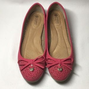 Giani Bernini Odeysa Raspberry Ballet Flats